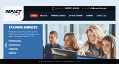 Desktop Screenshot of impacttraining.ie
